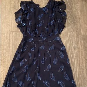 BCBGMAXAZRIA navy cocktail dress
